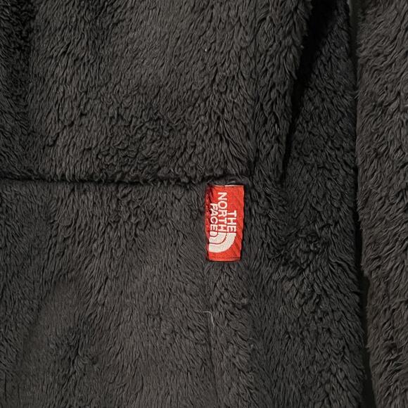 The North Face Jacket Womens Small Black Fuzzy Fleece Quarter Zip Pullover - Picture 5 of 8
